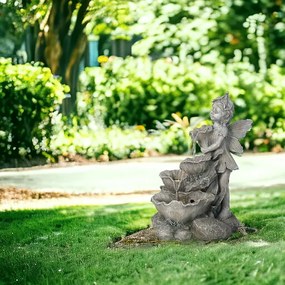 Záhradná solárna fontána BestBerg SF-23 / polyresin / 45 x 34 x 61 cm