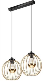 Lamkur Luster na lanku ZOYA 2xE27/60W/230V zlatá LM-2.162/ZŁOTY