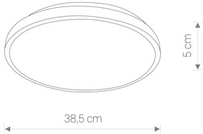 Kúpeľňové svietidlo Nowodvorski AGNES 22W 4000K 10978