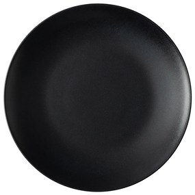 Tanier plytký 20,5 cm 4 ks — Basic čierny matný - 492782