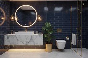 Rea Goya konglomerátové umývadlo, 70 x 46 cm, biela, REA-U8902