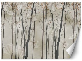 Gario Fototapeta Stromy, kvety a motýle Materiál: Vliesová, Rozmery: 200 x 140 cm
