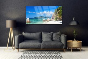 Obraz na akrylátovom skle Oceán pláž príroda 120x60 cm