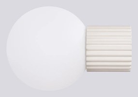 Krémové nástenné svietidlo ø 12 cm Orbital – Sollux