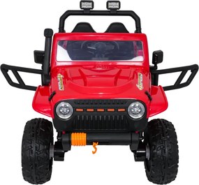 Elektrické autíčko Jeep Monster červené