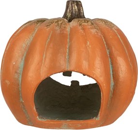 Oranžová dekorácia tekvice Halloween - 36*33*32 cm
