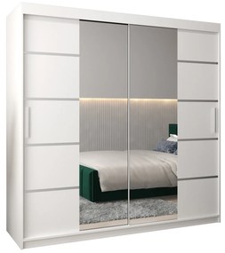 Šatníková skriňa 200 cm Verika 4 200 (biela). Akcia -17%. Vlastná spoľahlivá doprava až k Vám domov. 1064307
