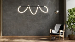 Toolight - LED závesné svietidlo APP856-CP, čierna, OSW-04031