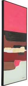 Abstract Shapes obraz ružový 73x143 cm