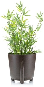 PLASTOVÝ KVETINÁČ MOSS ECO 32X34 CM TMAVOHNEDÁ