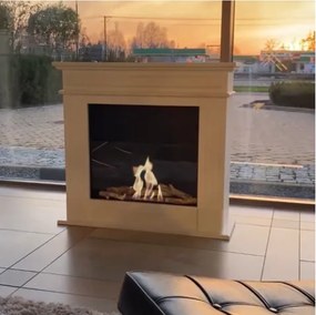 Stojaci biokrb so sklom biely November s vlastnou montážou