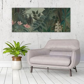 Obraz - Henri Rousseau, The Equatorial Jungle, reprodukcia (120x50 cm)