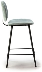 Svetlomodré barové stoličky v súprave 2 ks (výška sedadla 66 cm) Arus – Marckeric