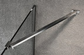 Gelco, VARIO CHROME jednodielna sprchová zástena na inštaláciu k stene, číre sklo, 700 mm, GX1270GX1010