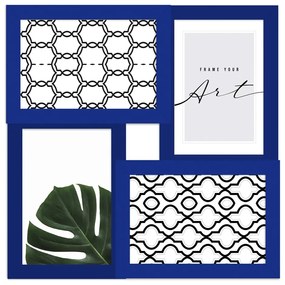 Tmavomodrý rámček na stenu 27x27 cm – knor