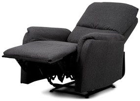 BONTEC Polohovacie kreslo, sivá, látka, TV-5060 GREY2 Farba: Šedá