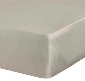 SATÉNOVÉ PRESTIERADLO DINA 160X200 CM BÉŽOVÉ