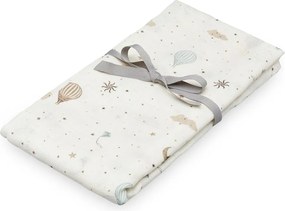 Slonovinová plienka z Bio bavlny 120x120 cm Dreamland – Cam Cam Copenhagen