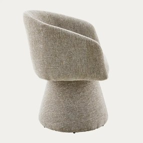 Jedálenská stolička SVEP otočná, sivá / hnedá 774867