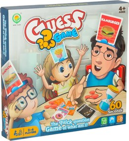 KIK Kto som? Hádaj jedlo – rodinná párty hra pre deti, 2–4 hráči, 5+, 54 kariet