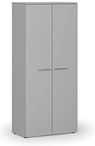 Šatníková skriňa s výsuvom PRIMO GRAY, 800 x 420 x 1781 mm, sivá