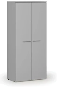 Šatníková skriňa s výsuvom PRIMO GRAY, 800 x 420 x 1781 mm, sivá