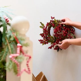 Veniec RUBY HAWTHORN červený 708978