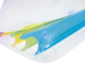 Nafukovačka Bestway 43011 s operadlom, priehľadná 165x89 cm