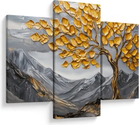 Obraz – Strom so zlatými listami (90x60 cm)