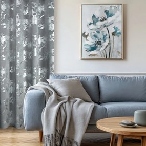 ZATEMŇOVACÍ ZÁVES NA KRÚŽKOCH CELIA 140X250 CM VZOROVANÁ