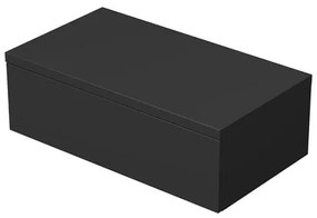 Kúpeľňová skrinka pod umývadlo na desku Naturel Ratio 90x29,6x50 cm v antracitovej farbe mat ND901Z26PU.A3396