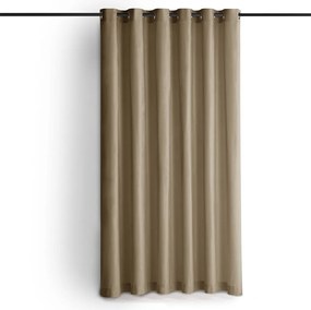 Béžový zamatový dimout záves 200x300 cm Velto – Filumi