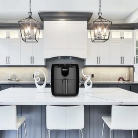 TESLA Electronics AirCook - Multifunkčná dig. teplovzdušná fritéza 4 l 1500W/230V