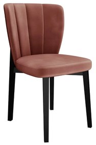Moderná čalúnená stolička ST106, Dostupné poťahy: Baloo 2072, Farby: čierna