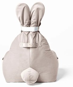 Béžový detský sedací vak Funny Bunny – The Brooklyn Kids