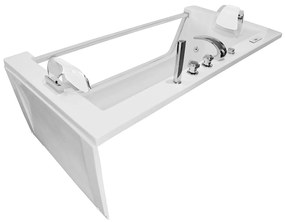 M-SPA - Kúpeľňová vaňa s hydromasážou 175 x 85 x 60 cm