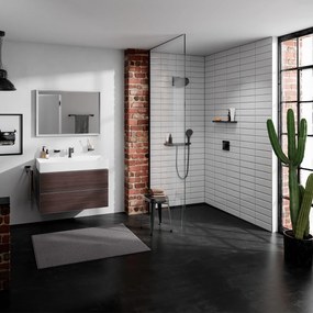 Hansgrohe ShowerSelect Comfort E, termostat pod omietku pre 2 spotrebiče, čierna matná, HAN-15572670