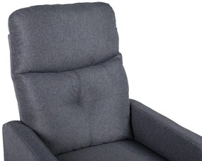 TV kreslo MODO PLUS s elektrickým polohovaním — látka, sivá, nosnosť 130 kg