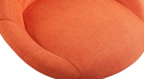 Pracovná stolička Lazio - látka - Oranžová