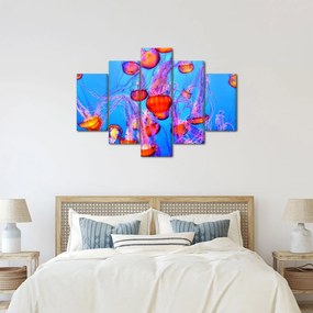 Obraz medúz v mori (150x105 cm)