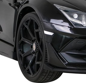 Ramiz Lamborghini SVJ DRIFT pre 2 deti čierna + funkcia Drift + diaľkové ovládanie + MP3 LED + pomalý štart