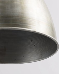 Závesná lampa Ismay priemer 33cm silver&amp;olive