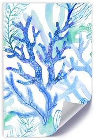 Gario Plagát Morské rastliny a koraly Farba rámu: Bez rámu, Veľkosť: 20 x 30 cm