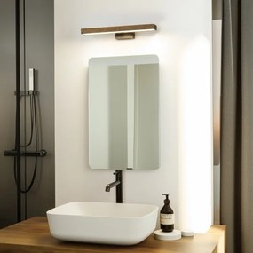 Brilagi-LED Kúpeľňové osvetlenie zrkadla WOODY MIRROR LED/8W/230V IP44 dub/čierna