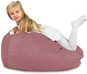 Plyšový sedací vak SAKO Pudrovo ružový