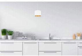 Závesné svietidlo Mediolan Spider, 1x textilné tienidlo (výber z 10 farieb), (výber z 2 farieb konštrukcie), g