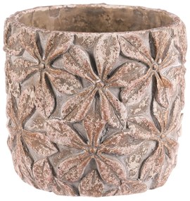 Betónový obal na kvetináč Flower L, 18 x 16 cm, pr. 18 cm