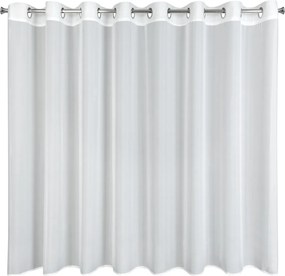 ZÁCLONA NA KRÚŽKOCH VENUS 300X145 CM BIELA