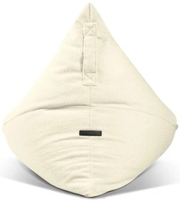 Hnedý sedací vak z textílie buklé Razz – SLOWDOWN