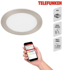 Telefunken 309402TF - LED RGBW Stmievateľné svietidlo LED/12W/230V IP23 Wi-Fi Tuya